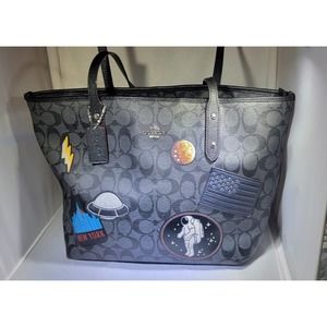 Coach x NASA collaboration Tote Bag Pre-owned F29126